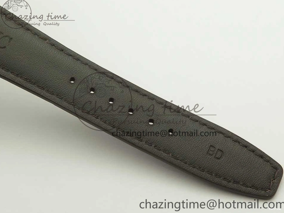 MIROTIME 0127 Lightweight Portuguese Tourbillon IW504602 SS ZF Best Edition Gray Dial on Brown Leather Strap 7177